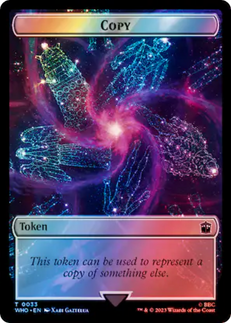 Copy // Mutant Double-Sided Token (Surge Foil) [Doctor Who Tokens] | Game Grid - Logan