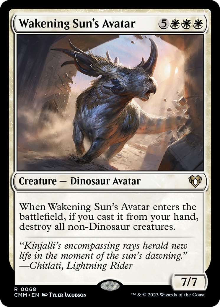 Wakening Sun's Avatar [Commander Masters] | Game Grid - Logan