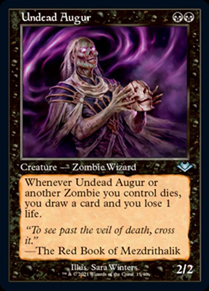 Undead Augur (Retro Foil Etched) [Modern Horizons] | Game Grid - Logan