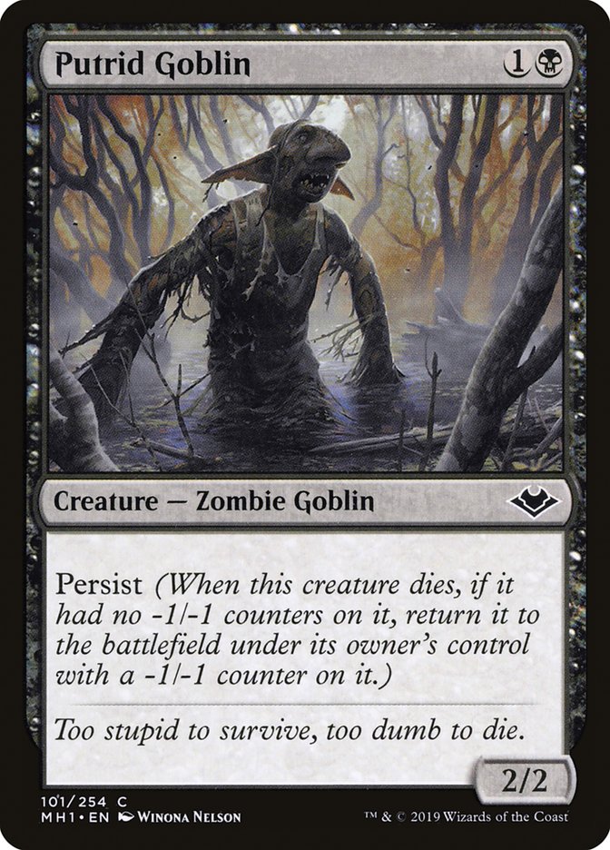 Putrid Goblin [Modern Horizons] | Game Grid - Logan