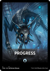 Progress Theme Card [Phyrexia: All Will Be One Tokens] | Game Grid - Logan