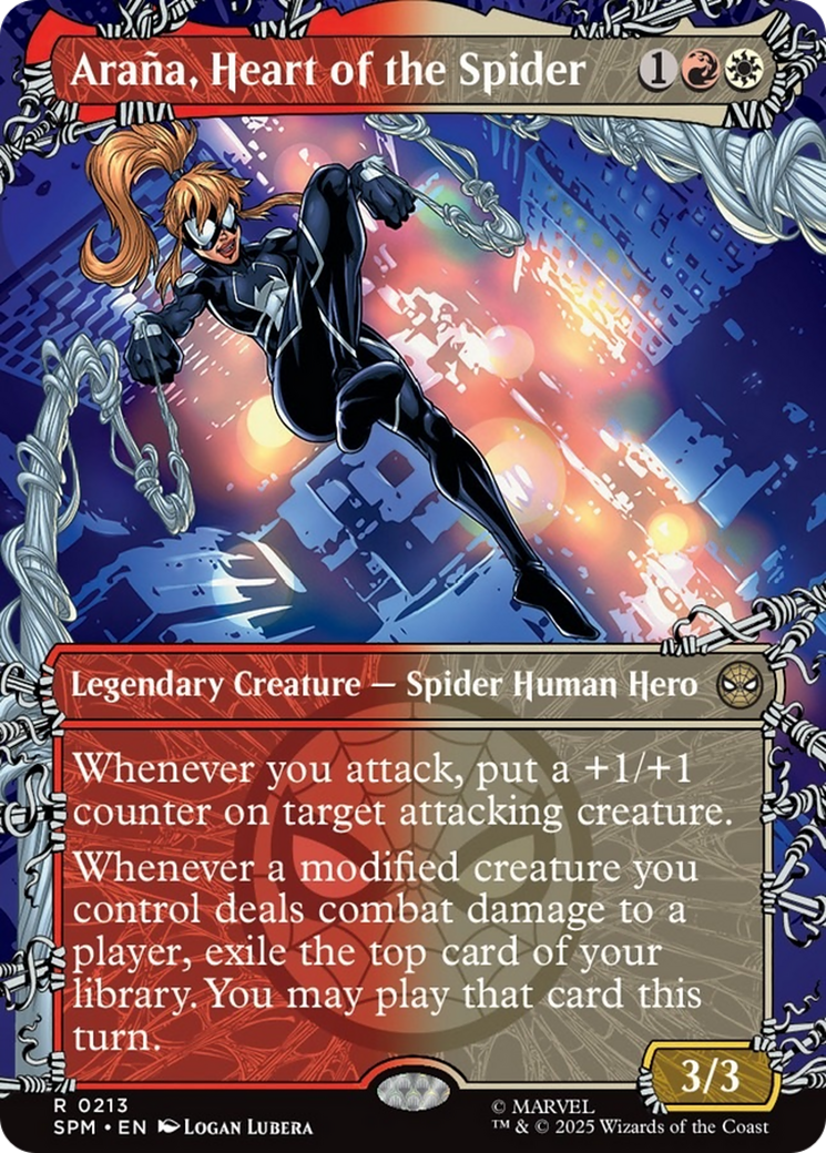 Arana, Heart of the Spider (Borderless) [Marvel's Spider-Man] | Game Grid - Logan