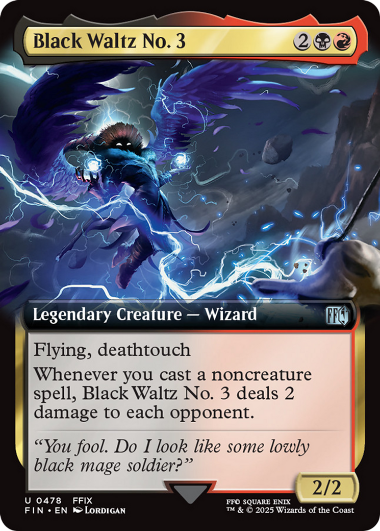 Black Waltz No. 3 (Extended Art) [FINAL FANTASY] | Game Grid - Logan