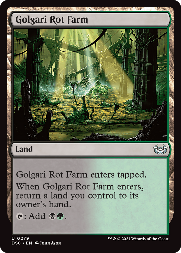 Golgari Rot Farm [Duskmourn: House of Horror Commander] | Game Grid - Logan