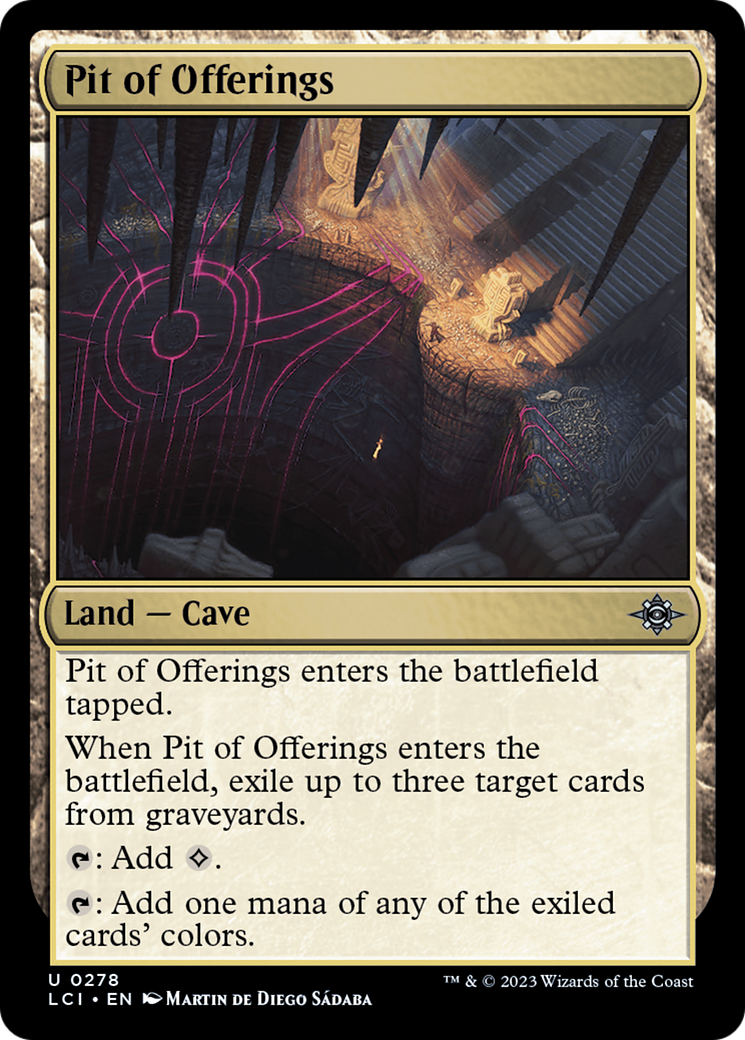 Pit of Offerings [The Lost Caverns of Ixalan] | Game Grid - Logan