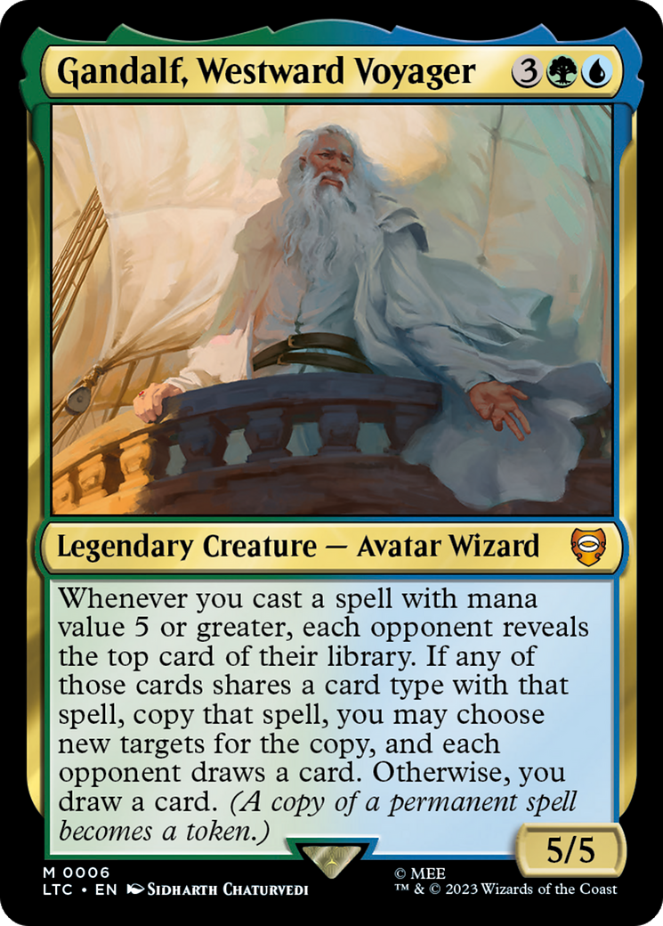 Gandalf, Westward Voyager [The Lord of the Rings: Tales of Middle-Earth Commander] | Game Grid - Logan