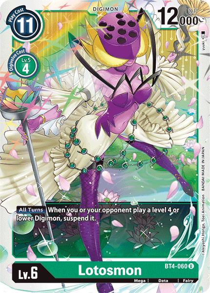 Lotosmon [BT4-060] [Great Legend] | Game Grid - Logan