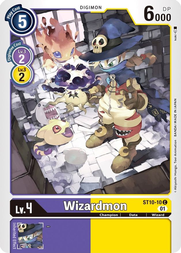 Wizardmon [ST10-10] [Starter Deck: Parallel World Tactician] | Game Grid - Logan