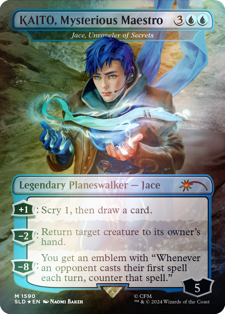 KAITO, Mysterious Maestro - Jace, Unraveler of Secrets (Rainbow Foil) [Secret Lair Drop Series] | Game Grid - Logan