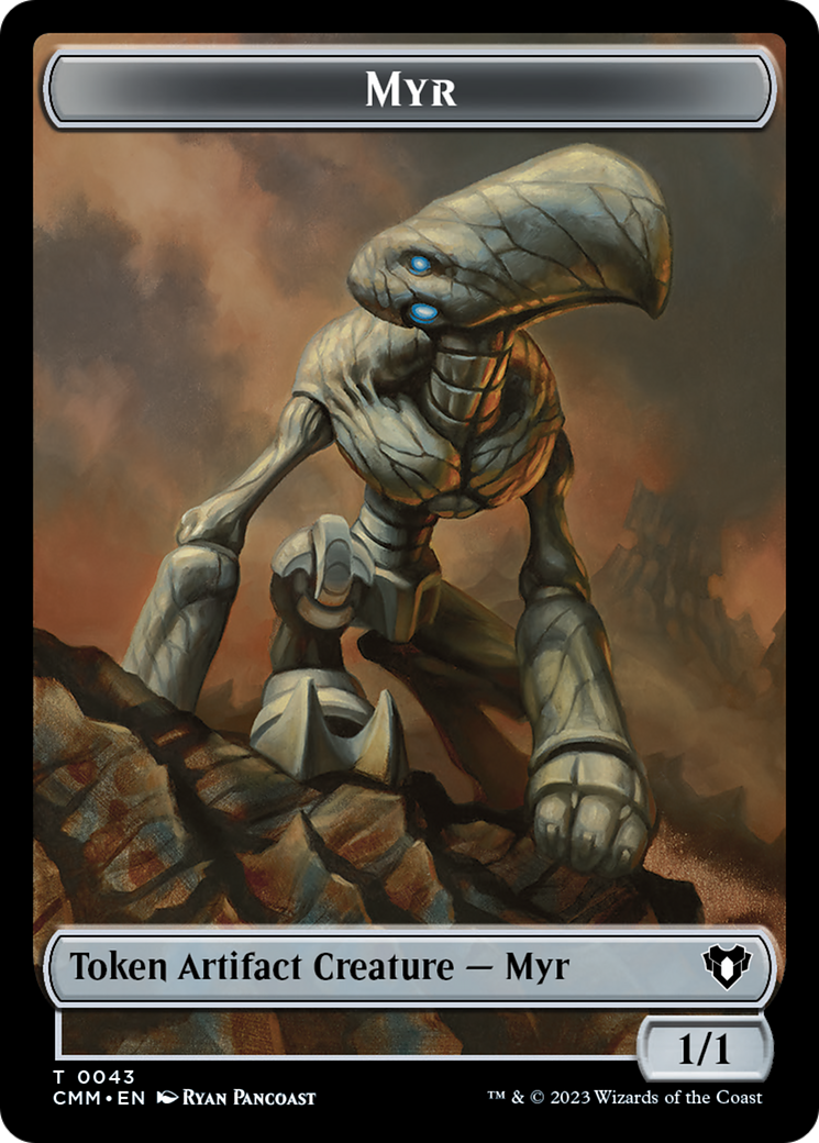 Myr Token [Commander Masters Tokens] | Game Grid - Logan