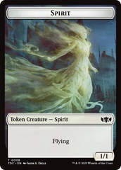 Spirit // Treasure Double-Sided Token [Tarkir: Dragonstorm Commander Tokens] | Game Grid - Logan