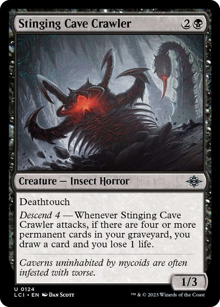 Stinging Cave Crawler [The Lost Caverns of Ixalan] | Game Grid - Logan