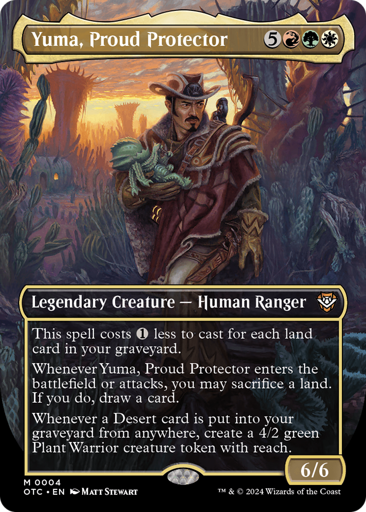 Yuma, Proud Protector (Borderless) [Outlaws of Thunder Junction Commander] | Game Grid - Logan