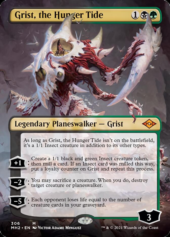 Grist, the Hunger Tide (Borderless) [Modern Horizons 2] | Game Grid - Logan