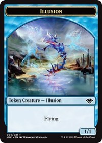 Illusion (005) // Marit Lage (006) Double-Sided Token [Modern Horizons Tokens] | Game Grid - Logan
