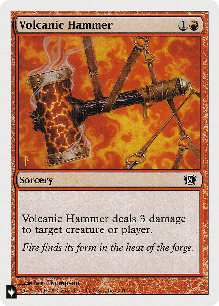 Volcanic Hammer [The List Reprints] | Game Grid - Logan