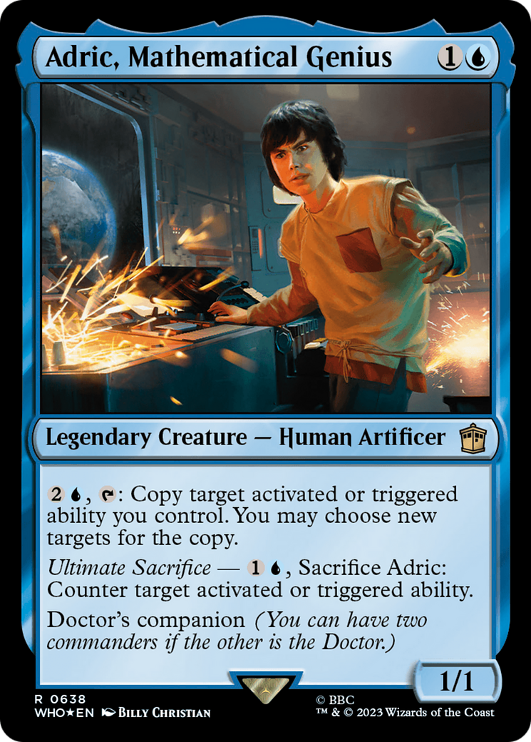 Adric, Mathematical Genius (Surge Foil) [Doctor Who] | Game Grid - Logan