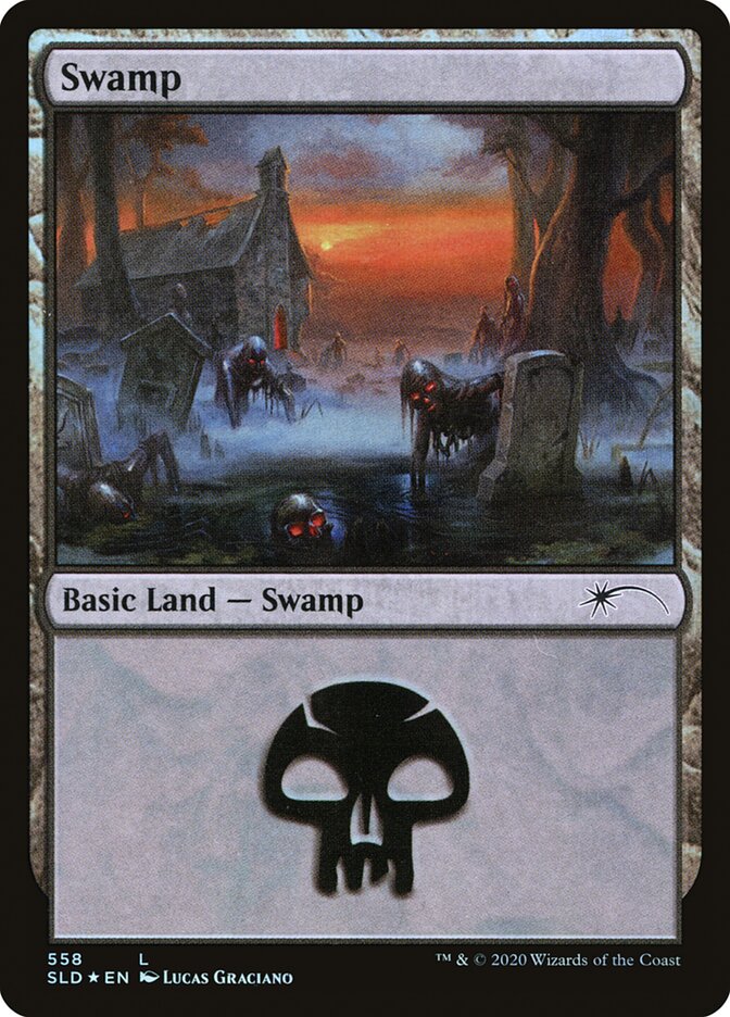 Swamp (Reanimated) (558) [Secret Lair Drop Promos] | Game Grid - Logan