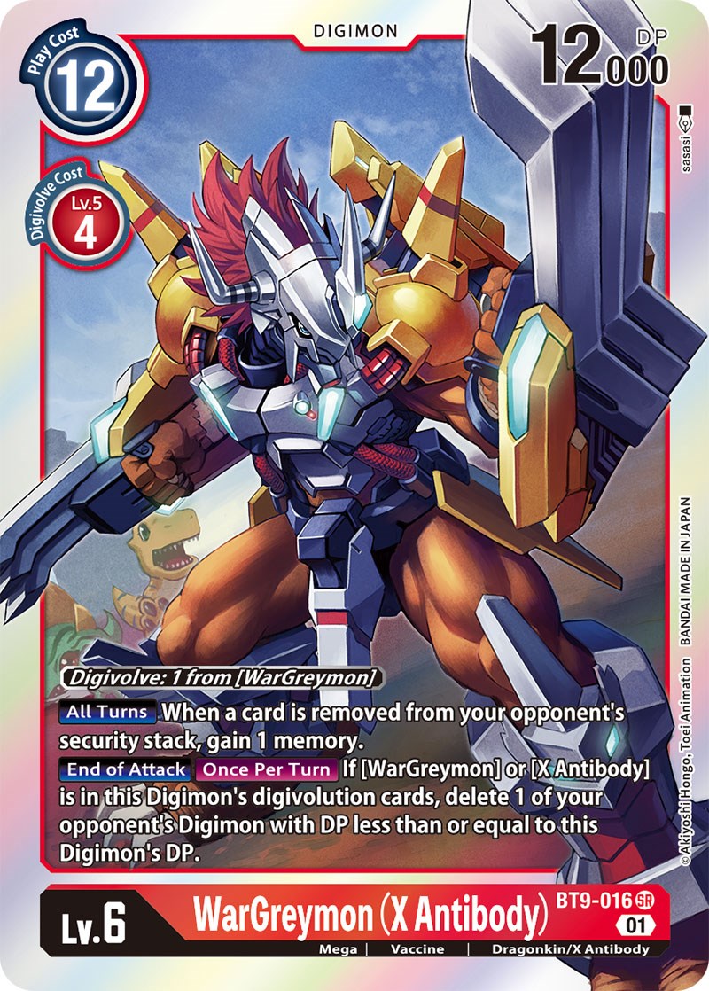 WarGreymon (X Antibody) [BT9-016] [X Record] | Game Grid - Logan