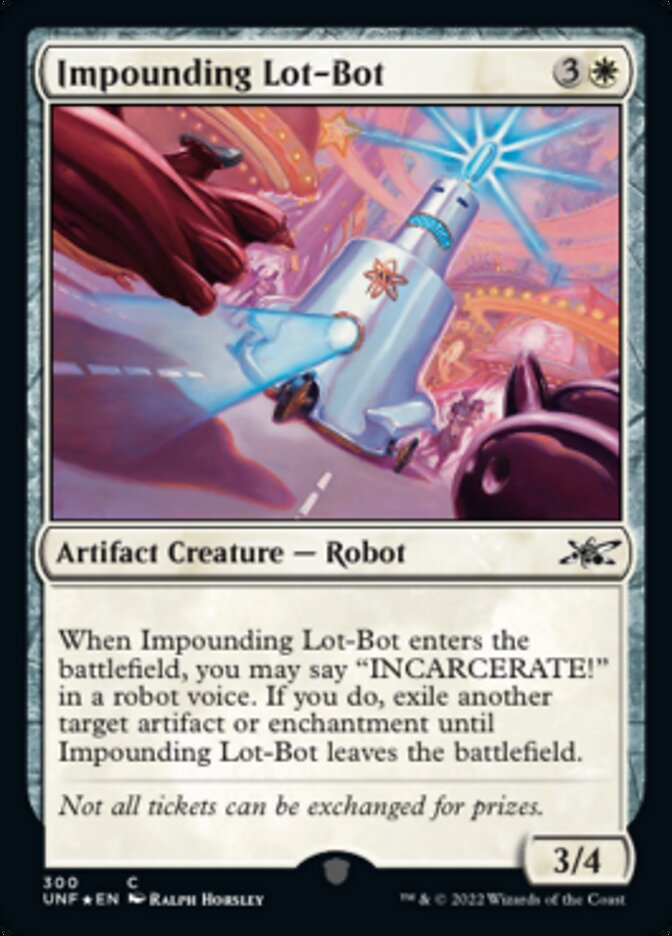 Impounding Lot-Bot (Galaxy Foil) [Unfinity] | Game Grid - Logan