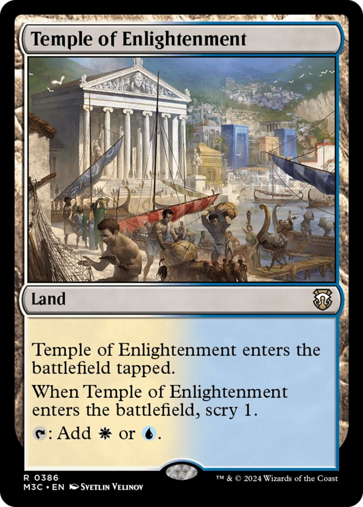 Temple of Enlightenment (Ripple Foil) [Modern Horizons 3 Commander] | Game Grid - Logan