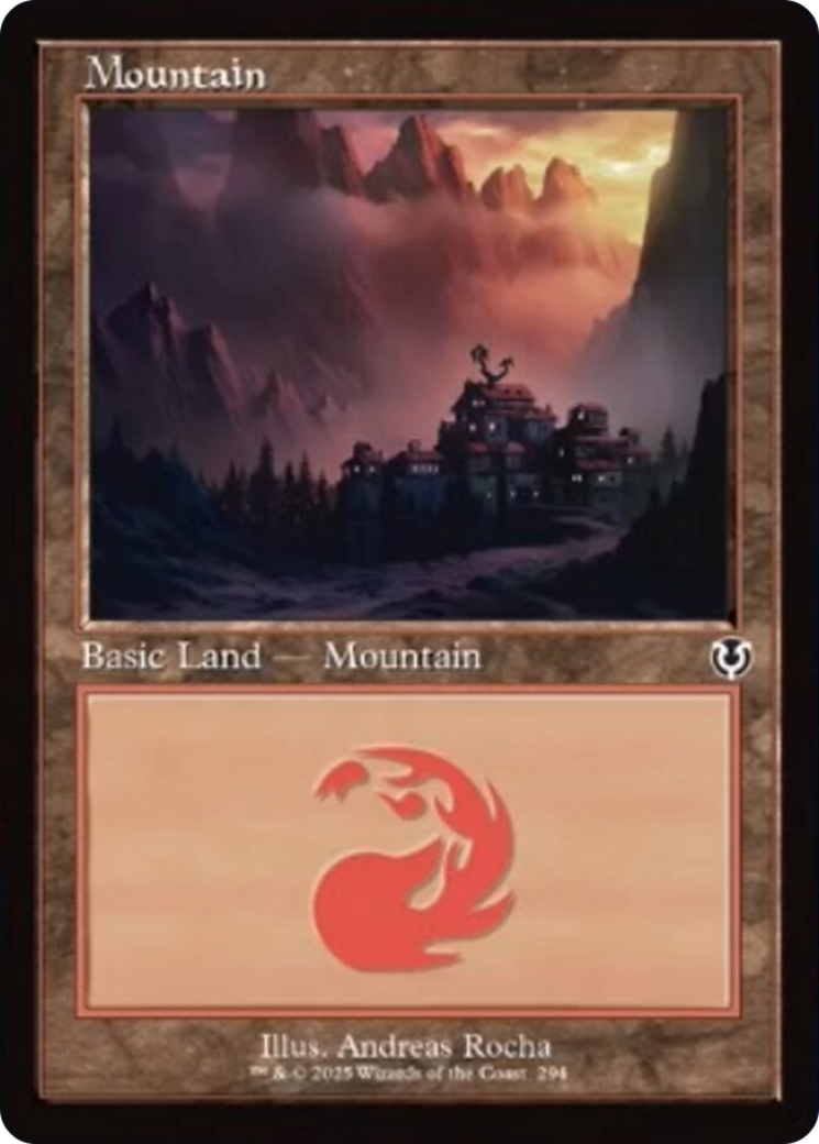 Mountain (294) (Retro Frame) [Innistrad Remastered] | Game Grid - Logan