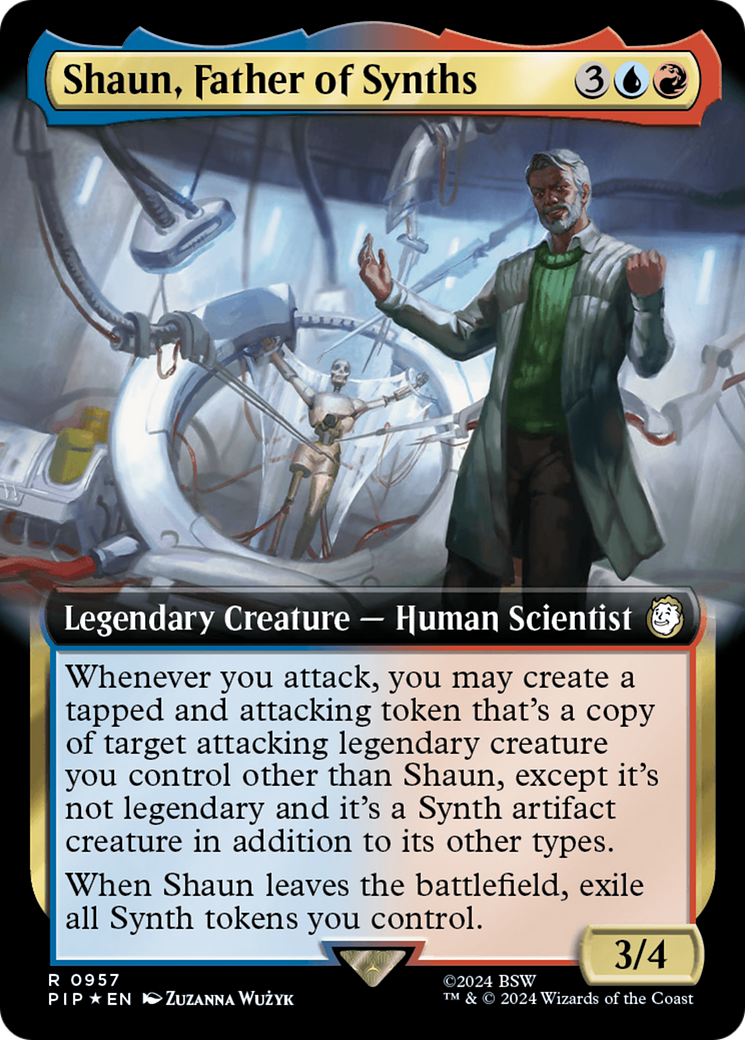 Shaun, Father of Synths (Extended Art) (Surge Foil) [Fallout] | Game Grid - Logan