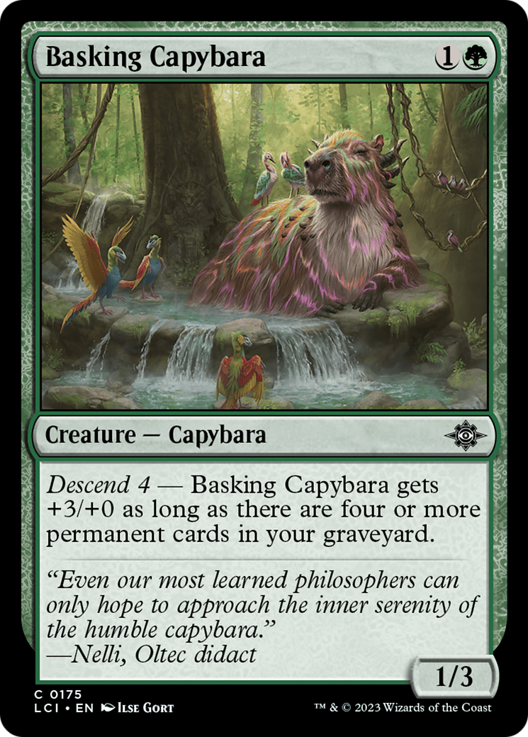 Basking Capybara [The Lost Caverns of Ixalan] | Game Grid - Logan