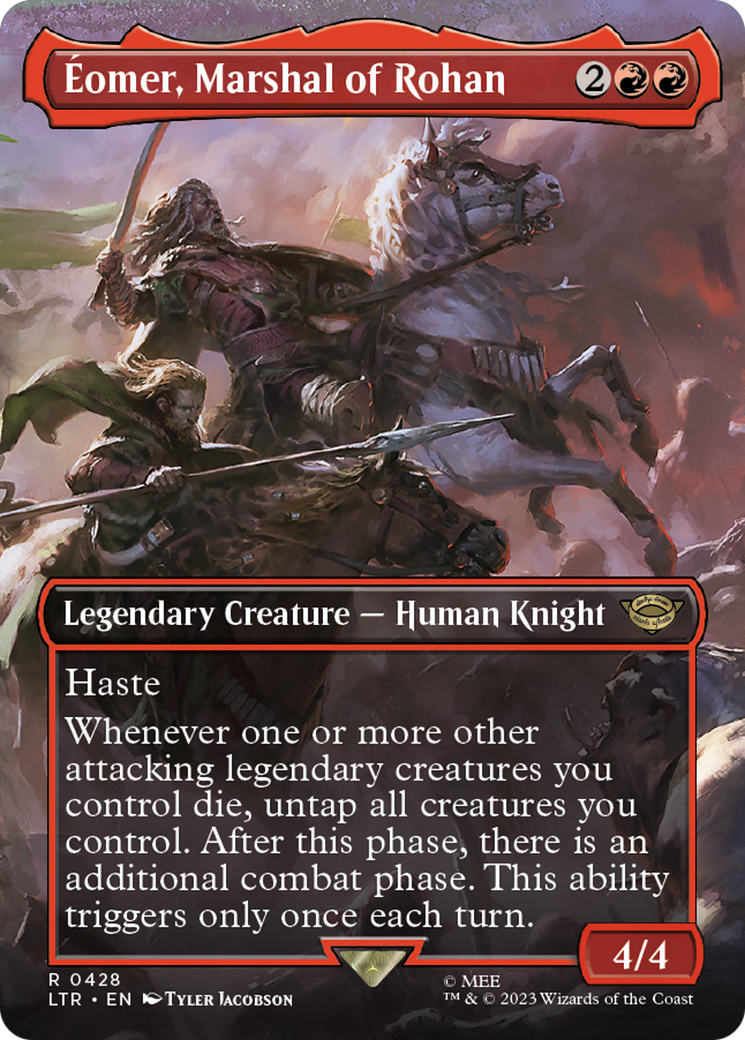 Eomer, Marshal of Rohan (Borderless Alternate Art) [The Lord of the Rings: Tales of Middle-Earth] | Game Grid - Logan