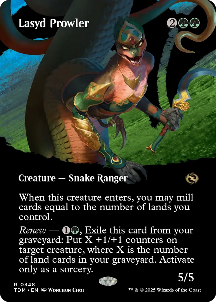 Lasyd Prowler (Borderless) [Tarkir: Dragonstorm] | Game Grid - Logan