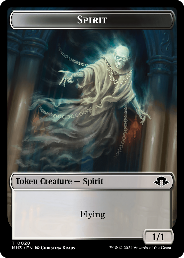 Phyrexian Germ // Spirit (0028) Double-Sided Token [Modern Horizons 3 Tokens] | Game Grid - Logan