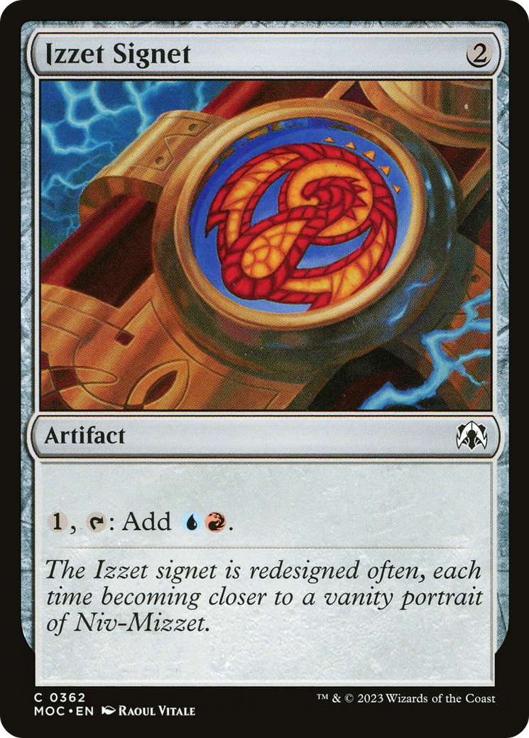 Izzet Signet [March of the Machine Commander] | Game Grid - Logan