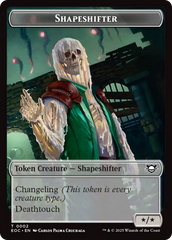 Shapeshifter // Golem (0013) Double-Sided Token [Edge of Eternities Commander Tokens] | Game Grid - Logan