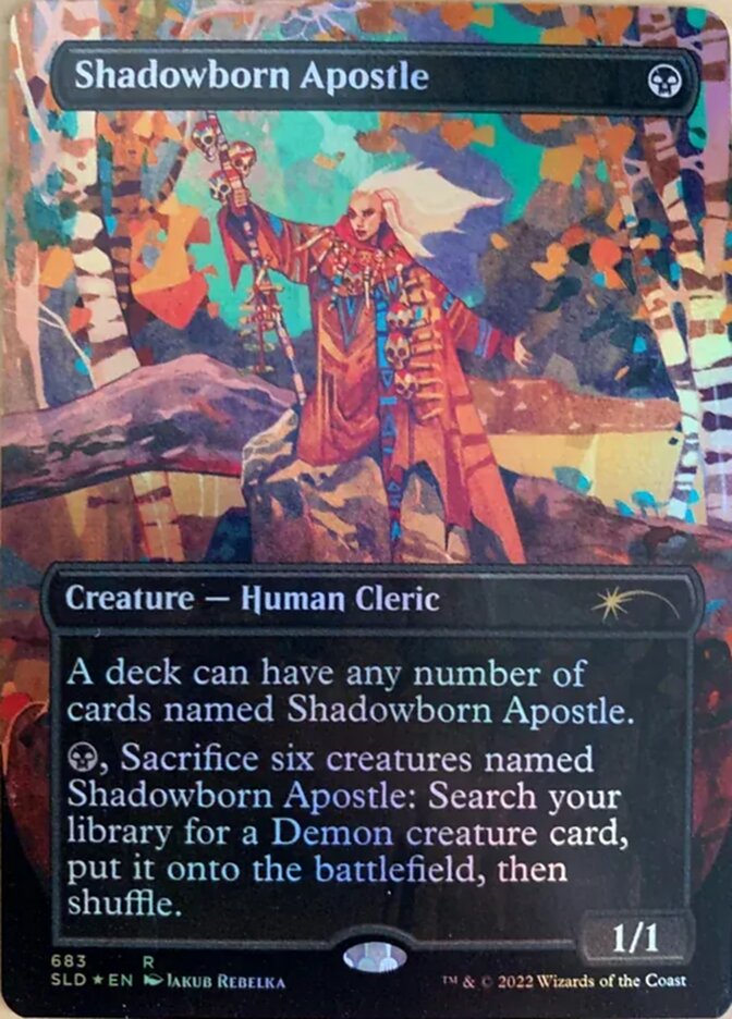 Shadowborn Apostle (Borderless) (683) [Secret Lair Drop Promos] | Game Grid - Logan