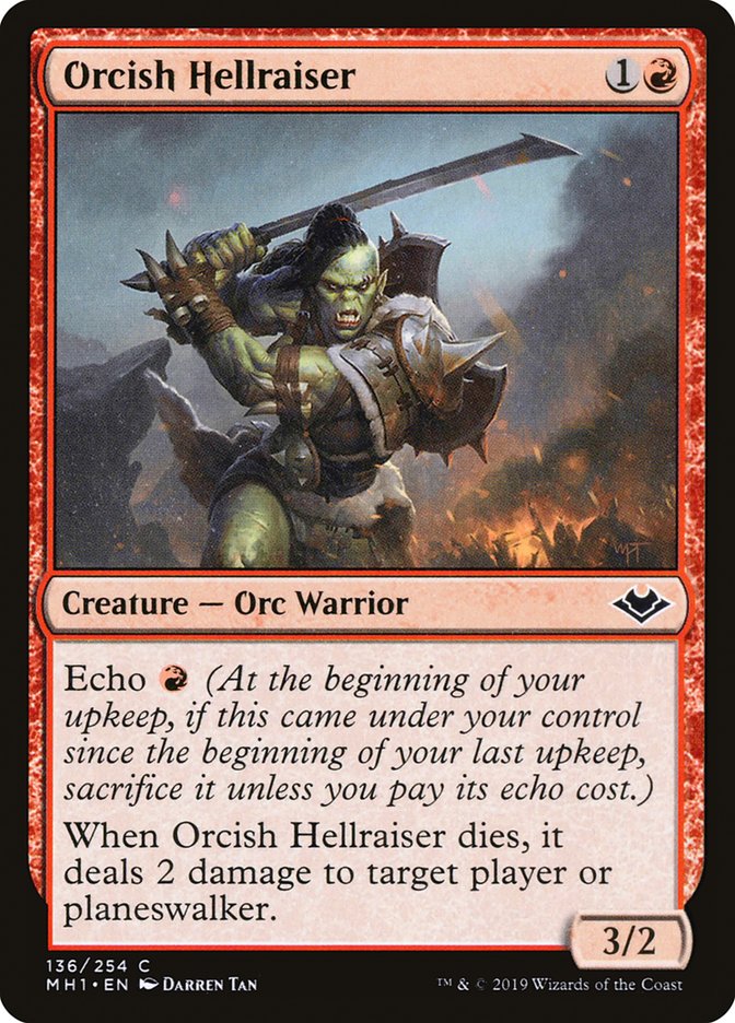 Orcish Hellraiser [Modern Horizons] | Game Grid - Logan