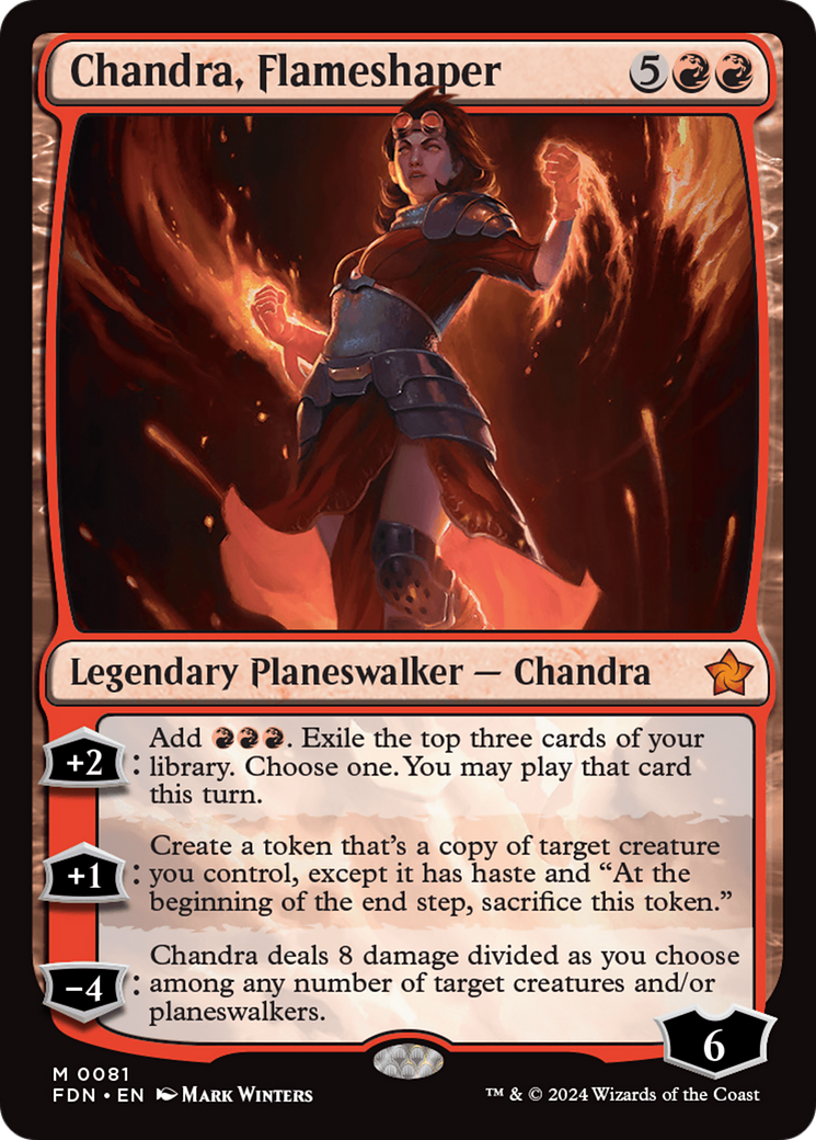 Chandra, Flameshaper [Foundations] | Game Grid - Logan