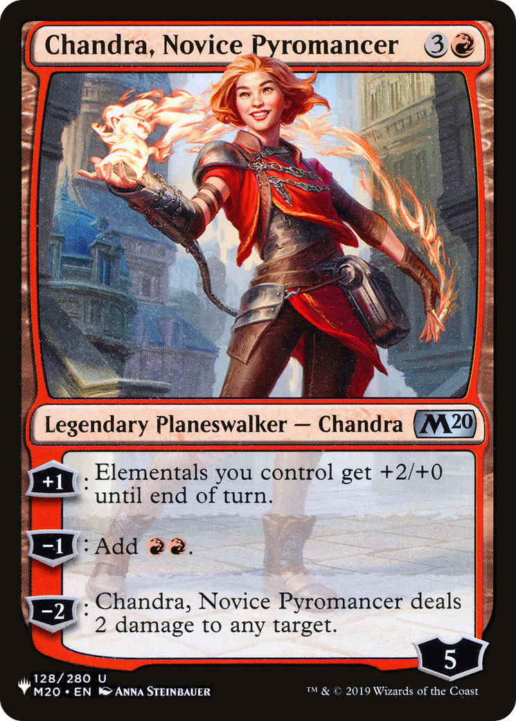 Chandra, Novice Pyromancer [The List Reprints] | Game Grid - Logan