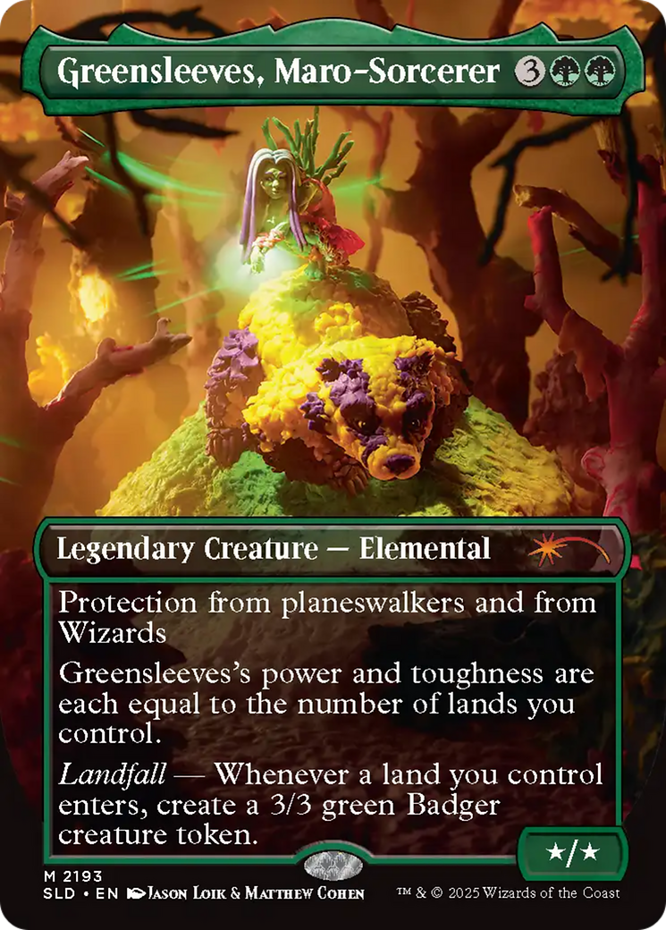 Greensleeves, Maro-Sorcerer (Rainbow Foil) [Secret Lair Drop Series] | Game Grid - Logan