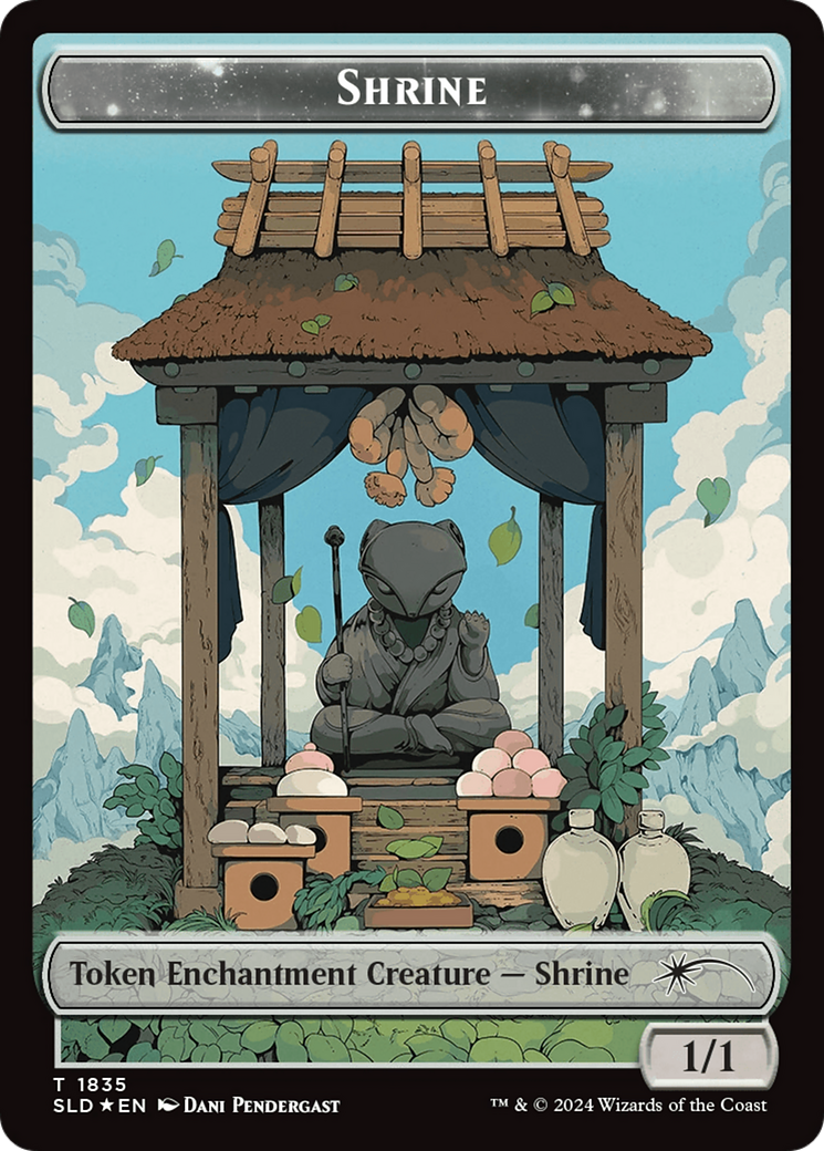 Shrine Token (Rainbow Foil) [Secret Lair: From Cute to Brute Tokens] | Game Grid - Logan