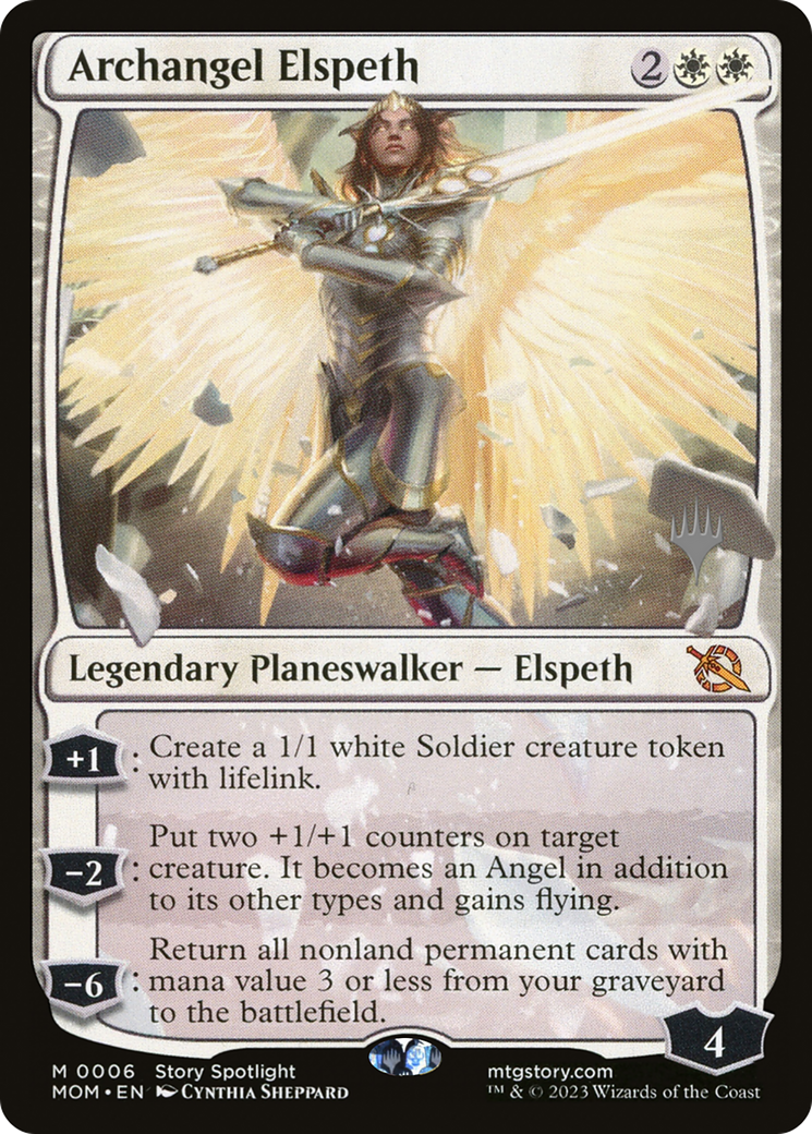 Archangel Elspeth (Promo Pack) [March of the Machine Promos] | Game Grid - Logan