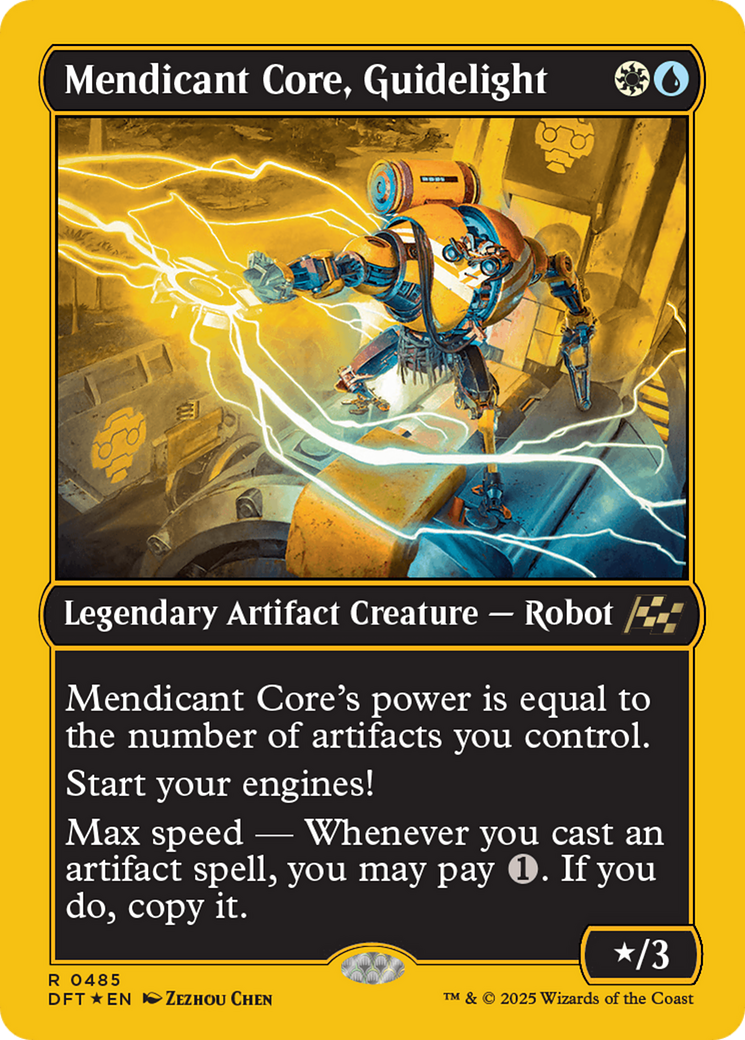 Mendicant Core, Guidelight (First-Place Foil) [Aetherdrift] | Game Grid - Logan