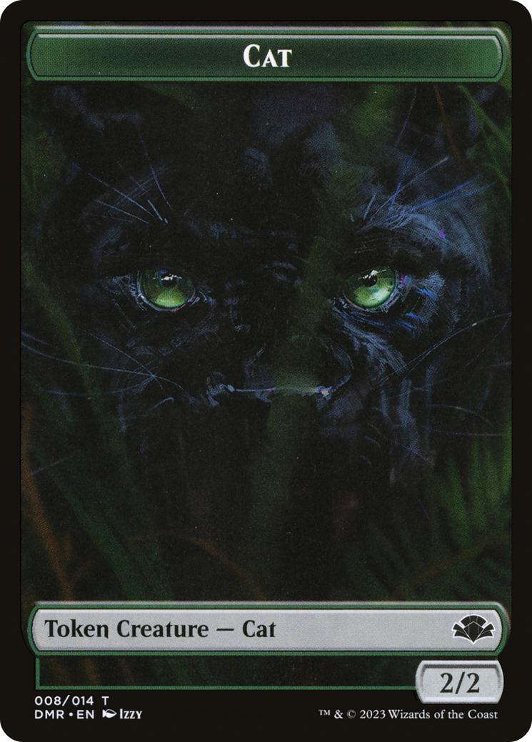 Cat Token (008) [Dominaria Remastered Tokens] | Game Grid - Logan