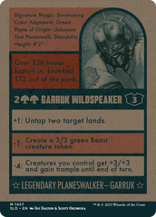 Garruk Wildspeaker [Secret Lair Drop Series] | Game Grid - Logan