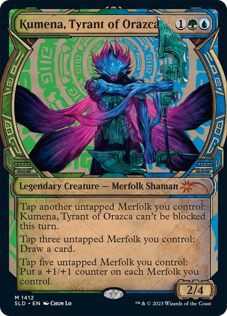Kumena, Tyrant of Orazca (Rainbow Foil) [Secret Lair Drop Series] | Game Grid - Logan