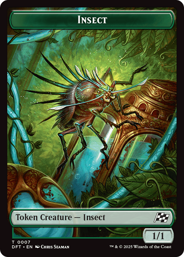 Insect // Elephant Double-Sided Token [Aetherdrift Tokens] | Game Grid - Logan