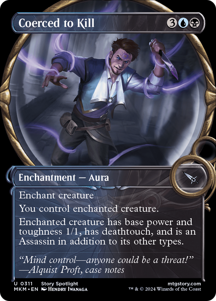 Coerced to Kill (Showcase) [Murders at Karlov Manor] | Game Grid - Logan