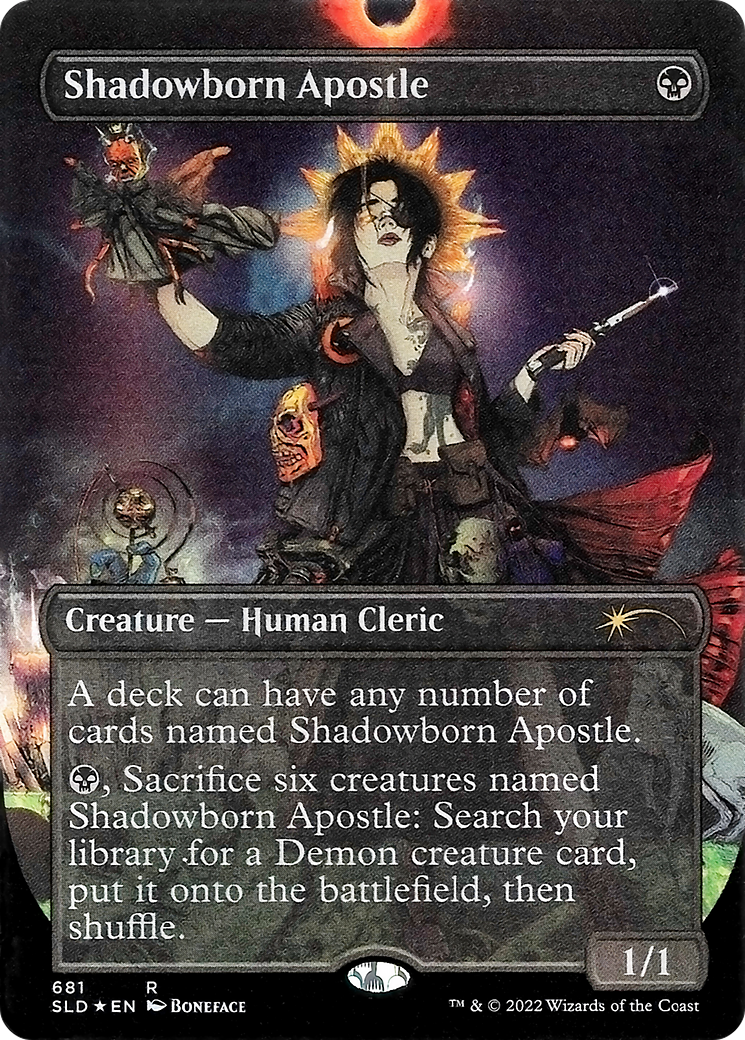 Shadowborn Apostle (681) (Borderless) [Secret Lair Drop Promos] | Game Grid - Logan