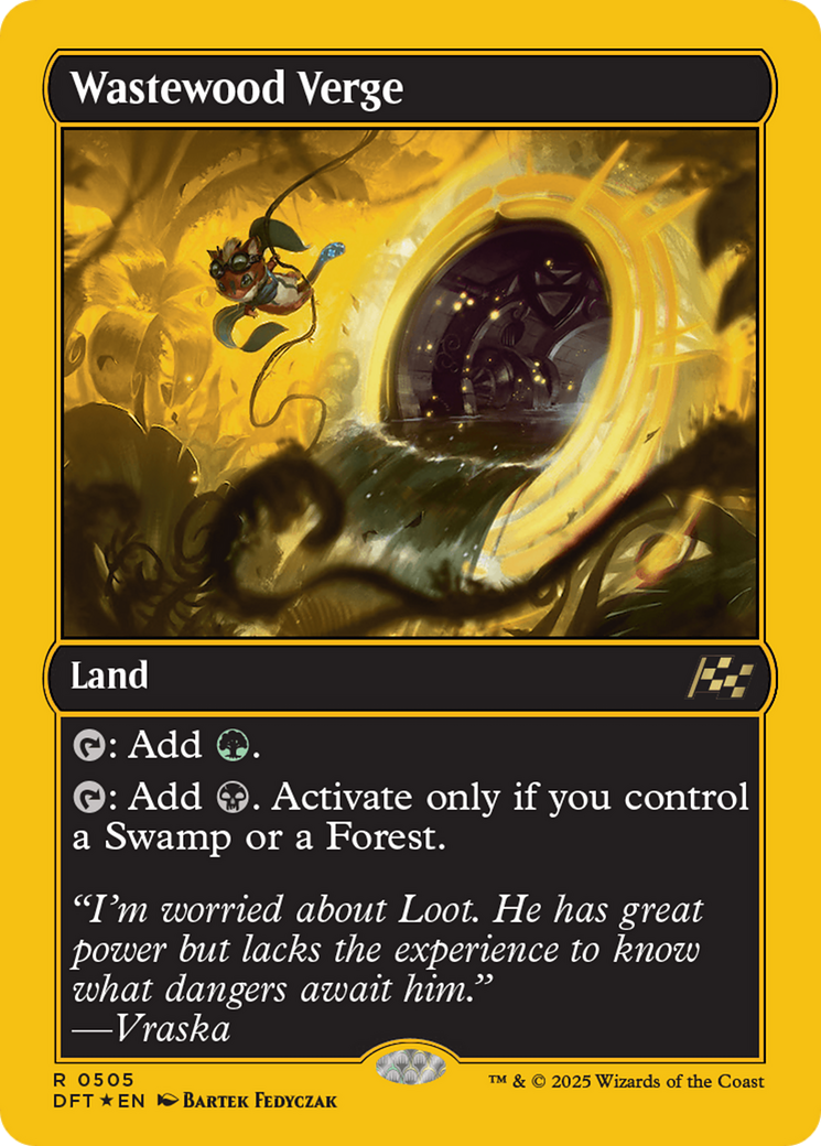 Wastewood Verge (First-Place Foil) [Aetherdrift] | Game Grid - Logan