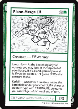 Plane-Merge Elf (2021 Edition) [Mystery Booster Playtest Cards] | Game Grid - Logan