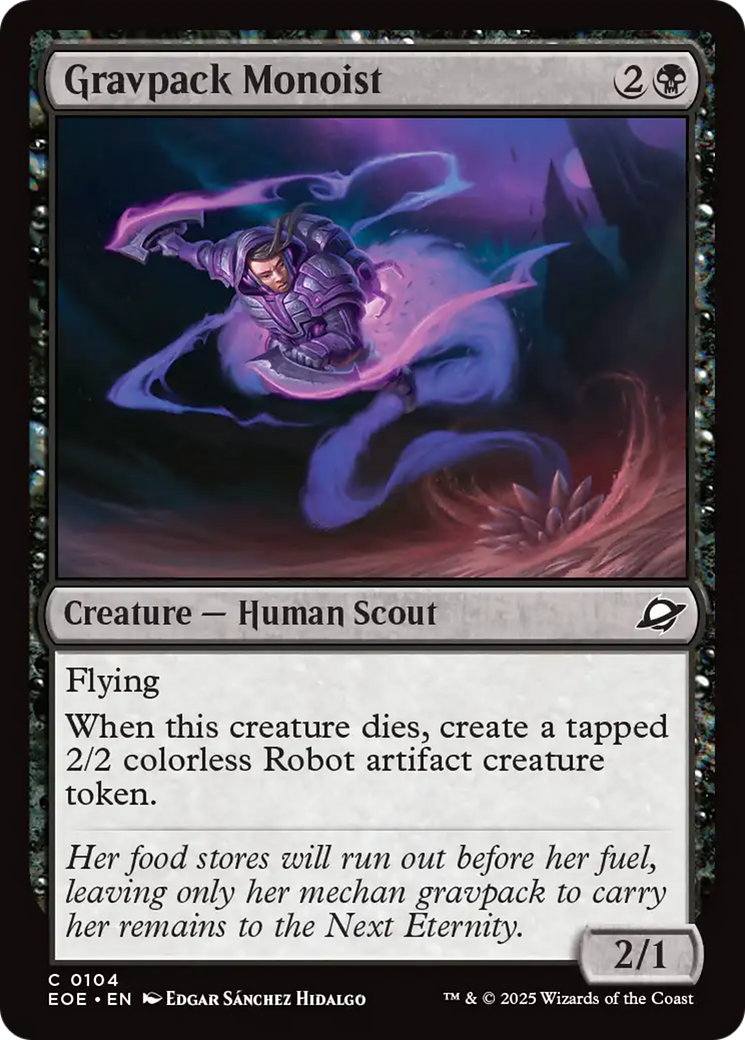 Gravpack Monoist [Edge of Eternities] | Game Grid - Logan